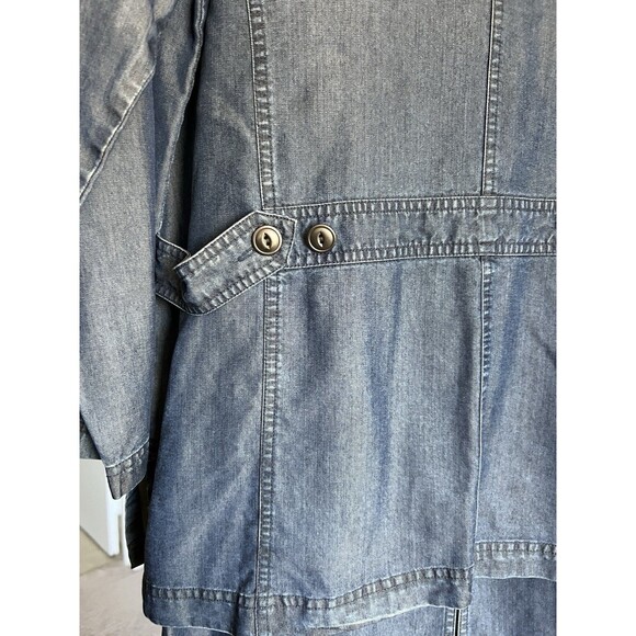 French Laundry Denim Blue Skirt & Jacket Set NWT Vintage Y2K - Picture 8 of 16